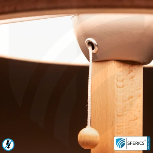 Shielded table lamp made of beechwood | Conical shape | NATURAL lampshade | made of Chintz, a cotton fabric in linen weave | E27 socket 8 Shielded table lamp made of beech wood | lampshade NATURE | Chintz, a cotton fabric with a linen weave | E27 socket