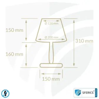 Shielded table lamp made of beech wood | lampshade CHILDREN made of cotton fabric | E27 socket 9 Shielded table lamp made of beech wood | lampshade CHILDREN made of cotton fabric | E27 socket