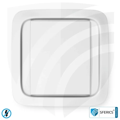 Wall transmitter TX-NA16-WAND | 2-channel remote control | master switch set-up | building biology save radio technology according to EnOcean standard