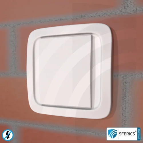 Wall transmitter TX-NA16-WAND | 2-channel remote control | master switch set-up | building biology save radio technology according to EnOcean standard