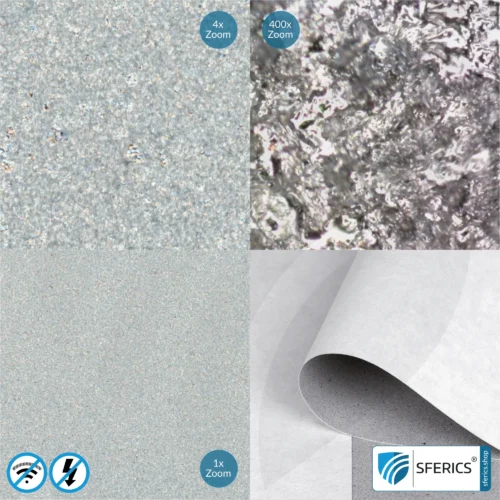 Premium shielding wallpaper ECO P120 | intermediate wallpaper | HF shielding against electrosmog up to 120 dB | 53 cm width. High effective against 5G!