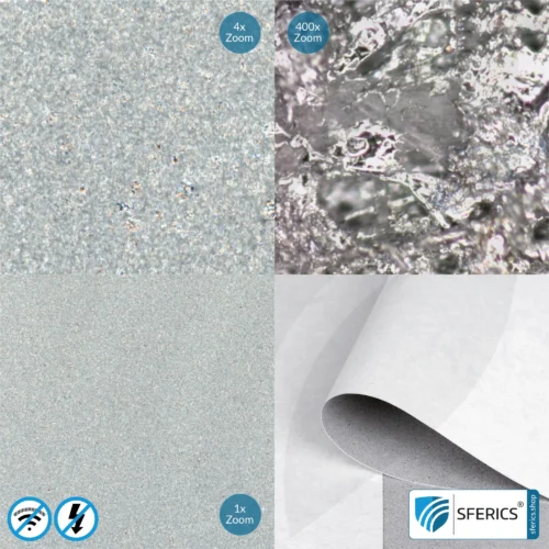 Shielding wallpaper ECO P60 | sub wallpaper | HF shielding against electrosmog up to 60 dB