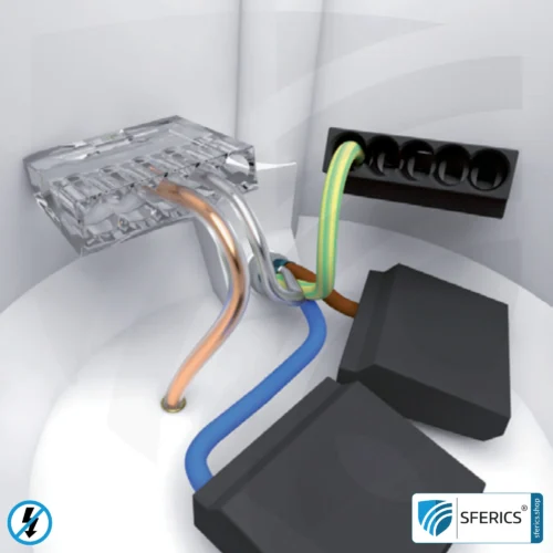 Insulating tube | for the bare drain wire from the shielded installation cable