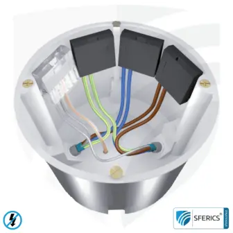 Insulating tube | for the bare drain wire from the shielded installation cable 9 Insulating tube | for the bare drain wire from the shielded installation cable