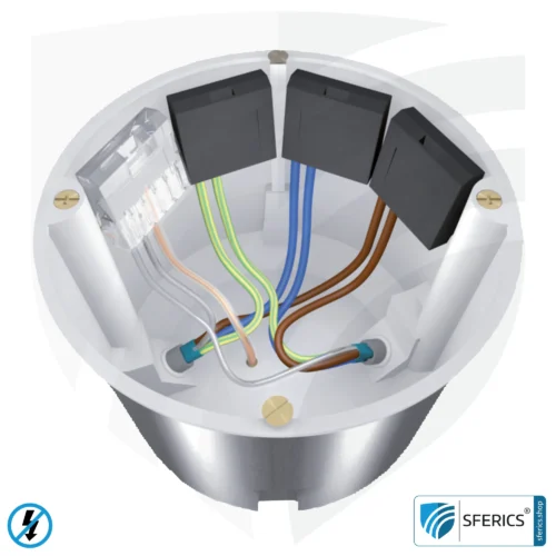 Insulating tube | for the bare drain wire from the shielded installation cable