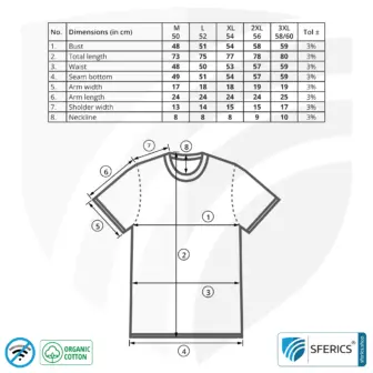 Shielding ANTIWAVE shirt for men | black | Protection up to 30 dB against HF electrosmog (mobile phone, WIFI, LTE) | Ideal for electrosensitive people 9 Shielding ANTIWAVE shirt for men | Protection up to 30 dB against HF electrosmog (mobile phone, WIFI, LTE) | Ideal for electrosensitive people