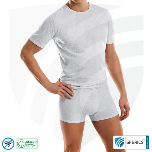 Shielding ANTIWAVE shorts for men | Protection up to 30 dB against HF electrosmog (mobile phone, WIFI, LTE) | Ideal for electrosensitive people