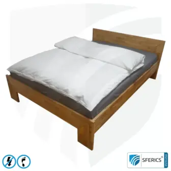 Duvet cover | 135 x 200 cm | Shielding of low-frequency electrical alternating fields | Enables Earth Connect* | Not suitable for shielding WIFI, LTE, 5G, etc.! 1 Duvet cover | 135 x 200cm | Shielding of low-frequency electrical alternating fields | Enables Earth Connect* | Not suitable for shielding WIFI, LTE, 5G, etc.!