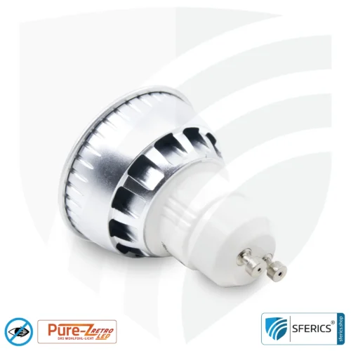 5 watt LED spot Pure-Z-Retro | bright as 40 watts, 380 lumens | CRI over 90 | flicker-free | warm white | GU10