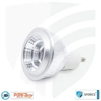 5 watt LED spot Pure-Z-Retro | bright as 40 watts, 380 lumens | CRI >90 | flicker-free | warm white | GU10 17 5 watt LED spot Pure-Z-Retro | bright as 40 watts, 380 lumens | CRI over 90 | flicker-free | warm white | GU10