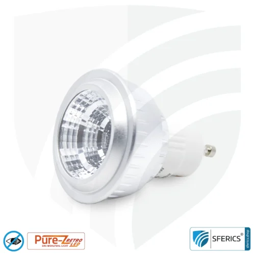 5 watt LED spot Pure-Z-Retro | bright as 40 watts, 380 lumens | CRI over 90 | flicker-free | warm white | GU10