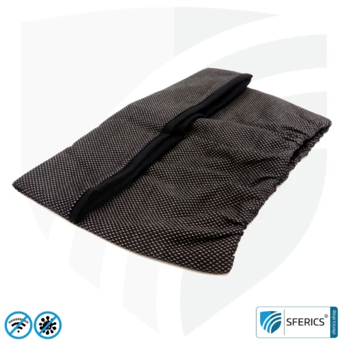 ANTIWAVE shielding, elastic tube scarf | protection against HF electrosmog with efficiency up to 99.9% | shielding fabric with silver for an antibacterial effect through silver ions