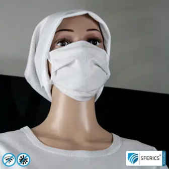 ANTIWAVE MNP protective mask for mouth and nose | shielding fabric with silver for an antibacterial effect through silver ions | 3x maximum hygiene, effectiveness and comfort 19 ANTIWAVE MNP protective mask for mouth and nose | shielding fabric with silver for an antibacterial effect through silver ions | 3x maximum hygiene, effectiveness and comfort