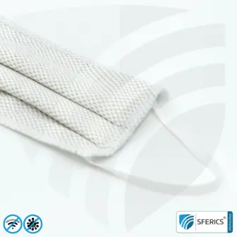 ANTIWAVE MNP protective mask for mouth and nose | shielding fabric with silver for an antibacterial effect through silver ions | 3x maximum hygiene, effectiveness and comfort 17 ANTIWAVE MNP protective mask for mouth and nose | shielding fabric with silver for an antibacterial effect through silver ions | 3x maximum hygiene, effectiveness and comfort