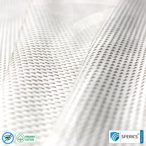 NEW ANTIWAVE OC shielding fabric | Ideal for clothing and underwear | light gray | HF shielding against electrosmog up to 33 dB | 5G ready!