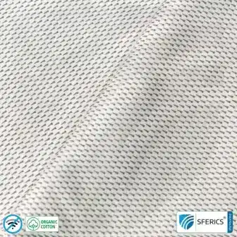 NEW ANTIWAVE OC shielding fabric | light gray | Ideal for clothing and underwear | HF shielding against electrosmog up to 33 dB | 5G ready! 24 NEW ANTIWAVE OC shielding fabric | Ideal for clothing and underwear | light gray | HF shielding against electrosmog up to 33 dB | 5G ready!