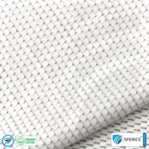 NEW ANTIWAVE OC shielding fabric | Ideal for clothing and underwear | light gray | HF shielding against electrosmog up to 33 dB | 5G ready!