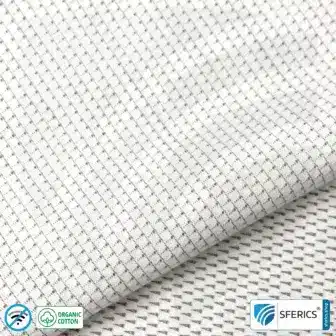 NEW ANTIWAVE OC shielding fabric | light gray | Ideal for clothing and underwear | HF shielding against electrosmog up to 33 dB | 5G ready! 25 NEW ANTIWAVE OC shielding fabric | Ideal for clothing and underwear | light gray | HF shielding against electrosmog up to 33 dB | 5G ready!
