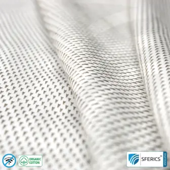 NEW ANTIWAVE OC shielding fabric | light gray | Ideal for clothing and underwear | HF shielding against electrosmog up to 33 dB | 5G ready! 18 NEW ANTIWAVE OC shielding fabric | Ideal for clothing and underwear | light gray | HF shielding against electrosmog up to 33 dB | 5G ready!