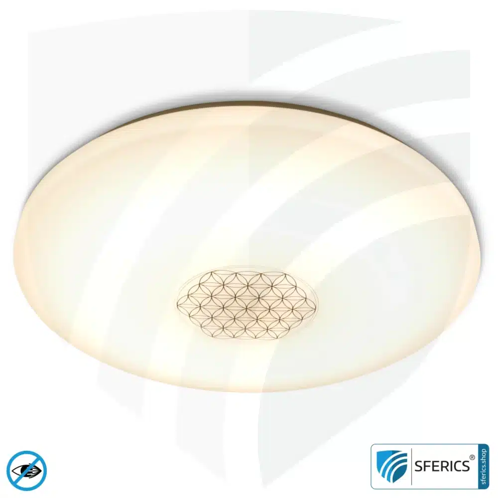 LED full spectrum ceiling light SUNNY with remote control | up to 4000 lumens, dimmable | up to 5900 Kelvin, color changeable | CRI 95 | dreamlike light in the living room and home office