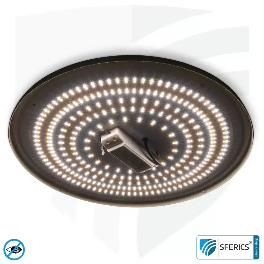 LED full spectrum ceiling light SUNNY with remote control | up to 4000 lumens, dimmable | up to 5900 Kelvin, color changeable | CRI 95 | dreamlike light in the living room and home office