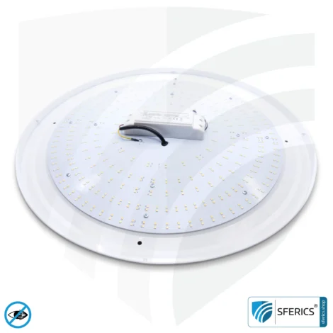 LED full spectrum ceiling light SUNNY with remote control | up to 4000 lumens, dimmable | up to 5900 Kelvin, color changeable | CRI 95 | dreamlike light in the living room and home office