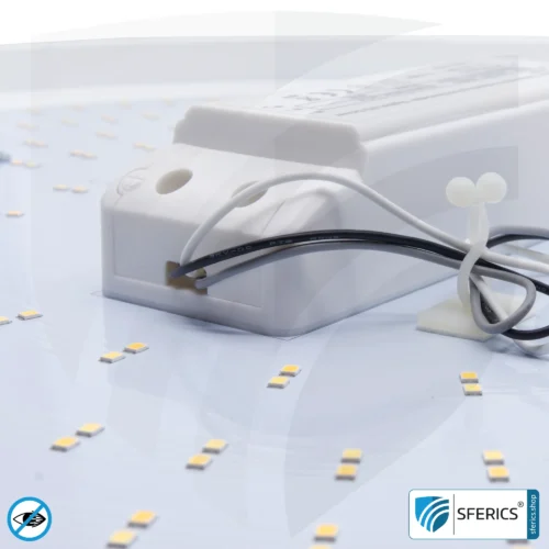 LED full spectrum ceiling light SUNNY with remote control | up to 4000 lumens, dimmable | up to 5900 Kelvin, color changeable | CRI 95 | dreamlike light in the living room and home office