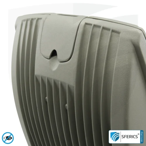 LED floodlight with bracket, gray | 35 watt full spectrum daylight | protection class IP65 | 3000 lumens | flicker free | CRI 95 | ideal for great natural brightness in large rooms or as an indirect uplighter