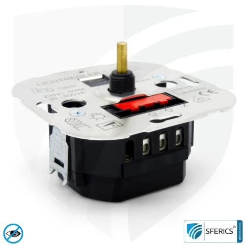 LED dimmers | Flush-mounted light controller for dimmable 230 volt LED lamps | Leading edge dimmer as dimmer insert (TRIAC)