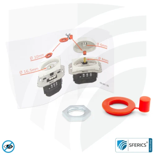 LED dimmers | Flush-mounted light controller for dimmable 230 volt LED lamps | Leading edge dimmer as dimmer insert (TRIAC)