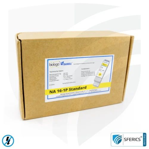 Demand switch NA 16-1P Standard | single-pole disconnection | self-learning, with touch sensor | including LED indicator light