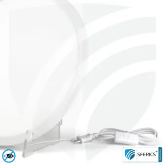 LED feel-good daylight lamp LENA 400 | revitalizing light shower + light therapy for lack of light | Effective solution against winter blues | Full spectrum daylight with 10.000 lux from a distance of 33 cm | dimmable | flicker free | CRI >95 | standing and hanging applicable 15 LED feel-good daylight lamp LENA 400 | revitalizing light shower + light therapy for lack of light | Full spectrum daylight with 10.000 lux from a distance of 33 cm | dimmable | flicker free | CRI over 95 | standing and hanging applicable