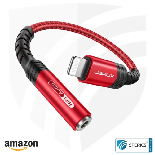 Adapter Jack to Lightning | iPhone / iPad | Supplement for headsets with a jack plug