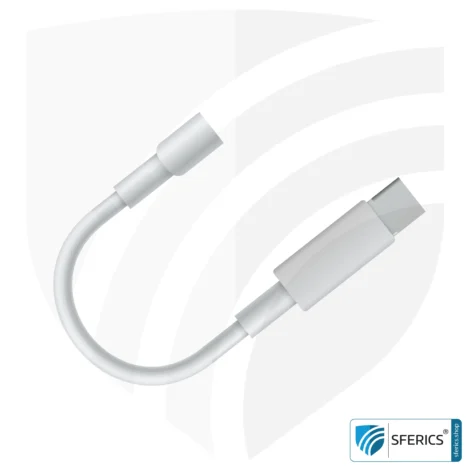 Adapter jack to USB-C | Android | Supplement for headsets with a jack plug