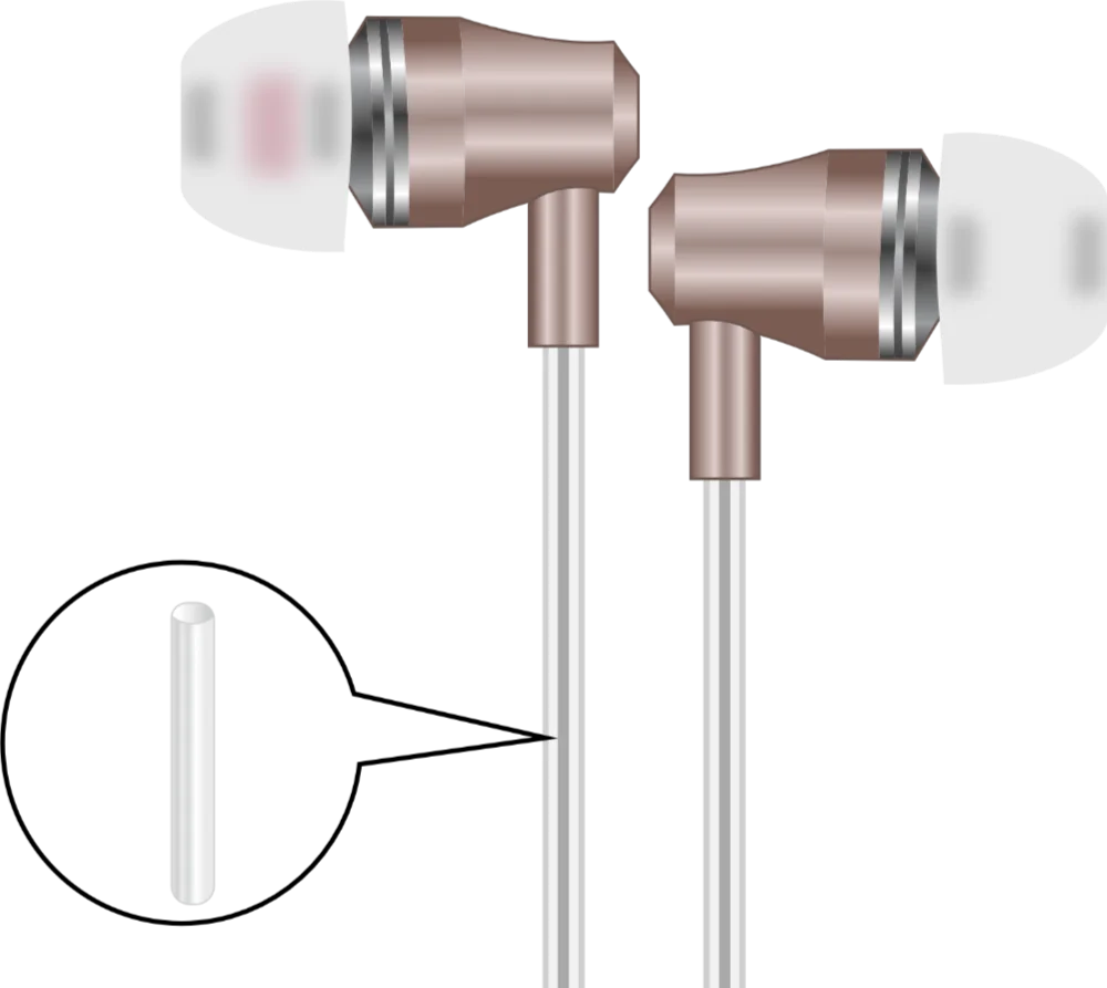 The high-quality PU material air tube, with high elasticity and high strength of 250-400mm, is used to isolate the magnetic field of the speaker and the mobile phone radiation source. This also significantly reduces the EMF load from the mobile phone.