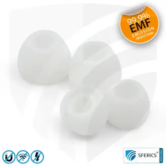 Air Tube In-Ear Stereo Headset with Microphone | AirTube CLASSIC | radiation-free technology without electrosmog | white-silver | with jack plug 21 Air Tube In-Ear Stereo Headset with Microphone | Air Tube CLASSIC | radiation-free technology without electrosmog | white-silver | with jack plug