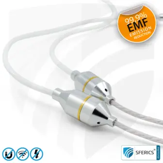 Air Tube In-Ear Stereo Headset with Microphone | AirTube CLASSIC | radiation-free technology without electrosmog | white-silver | with jack plug 18 Air Tube In-Ear Stereo Headset with Microphone | Air Tube CLASSIC | radiation-free technology without electrosmog | white-silver | with jack plug