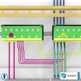 (N)HXMH(St)-J 3x 2,5 mm² shielded installation cable | halogen-free | plasticizer-free | electric cable for shielding alternating electrical fields LF | 41-4347 16 Installation of shielded installation cables