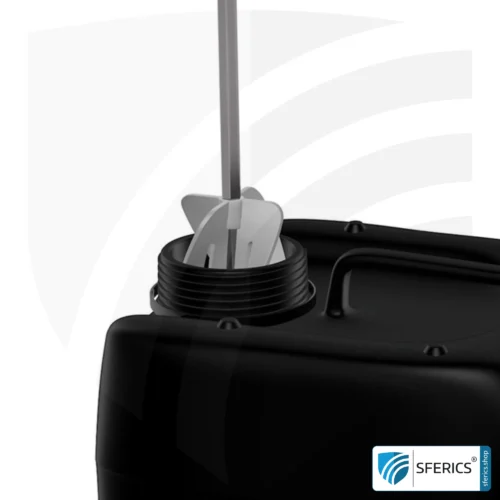 Paint stirrer QUIRL | paint stirrer with hexagon shaft | optimal mixing of shielding paints before application