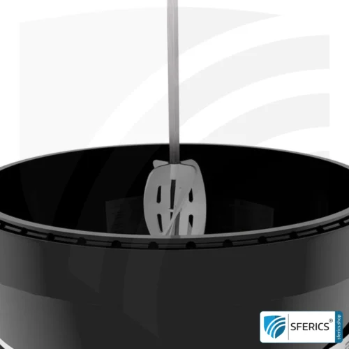 Paint stirrer QUIRL | paint stirrer with hexagon shaft | optimal mixing of shielding paints before application