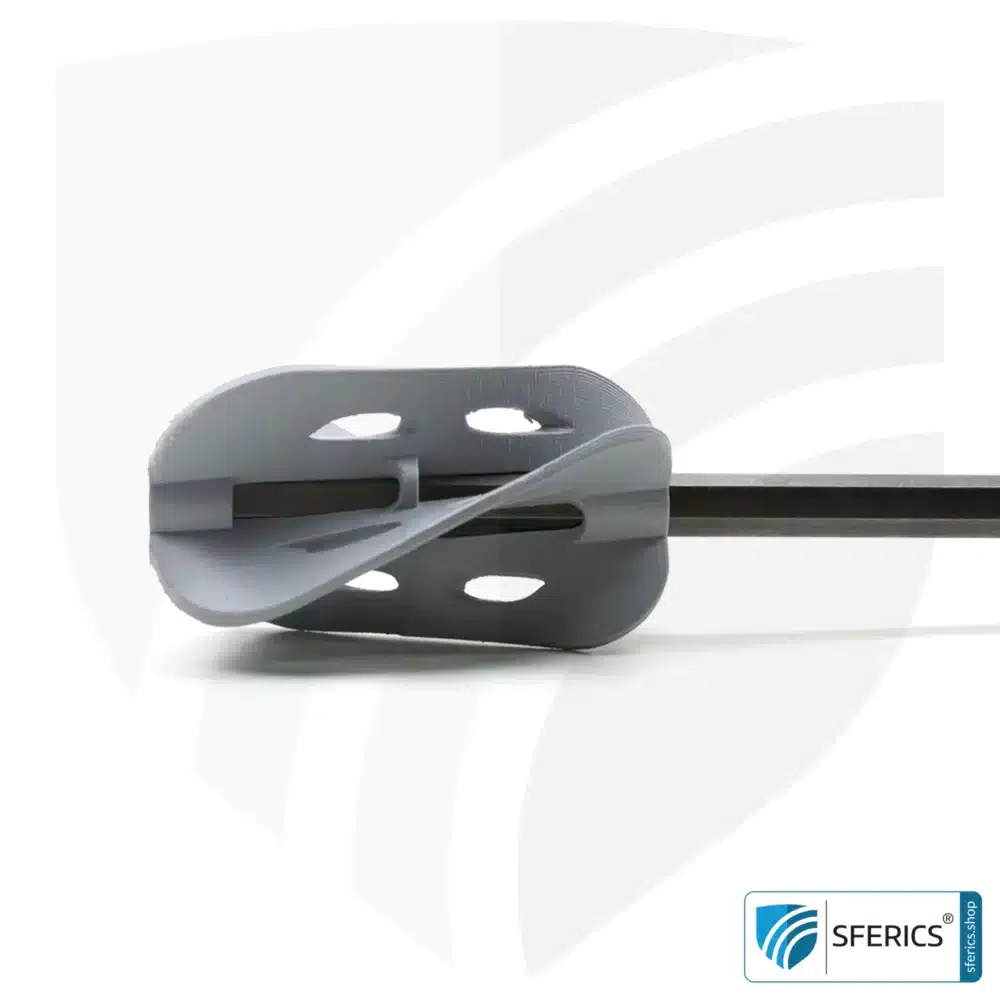 Paint stirrer QUIRL | paint stirrer with hexagon shaft | optimal mixing of shielding paints before application