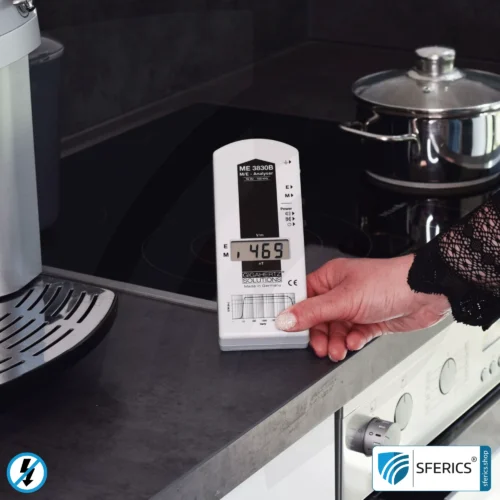 LF ANALYSER ME3830B | Potential-free low frequency meter for electromagnetic smog | Detection of alternating electric fields and magnetic fields | Measuring range 16 Hz to 100 kHz