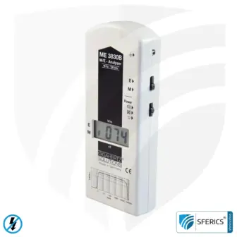 LF ANALYSER ME3830B | Low frequency meter for electromagnetic smog | Detection of alternating electric fields and magnetic fields | Measuring range 16 Hz to 100 kHz 12 LF ANALYSER ME3830B | Potential-free low frequency meter for electromagnetic smog | Detection of alternating electric fields and magnetic fields | Measuring range 16 Hz to 100 kHz