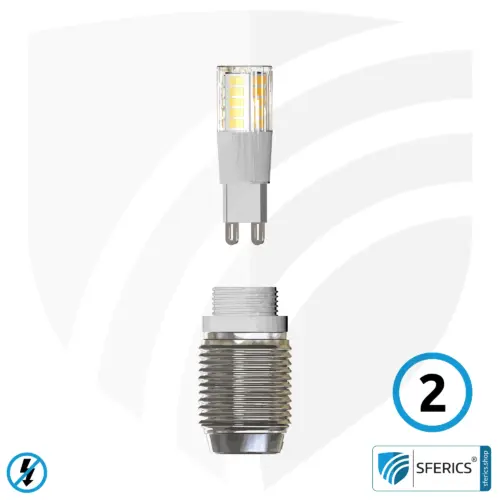 Shielded light source instruction step 2