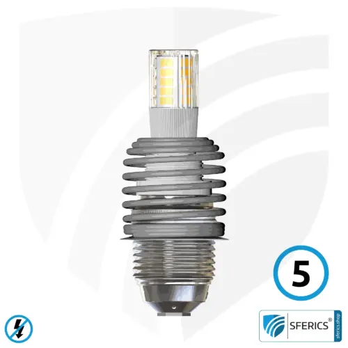 Shielded light source instruction step 5