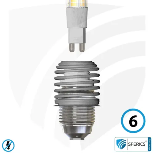 Shielded light source instruction step 6