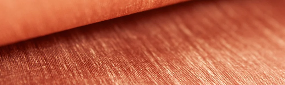 Shielding fleece SAPHIR extra | copper fleece | RF screening attenuation against electrosmog up to over 70 dB | 110 cm width. Effective against 5G! Feedimage.