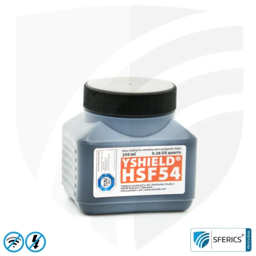 Sample set RF shielding paints | Protection against electrosmog EMF with 250 mL filling quantity each | TÜV SÜD certified | perfect for material tests in practice before purchase