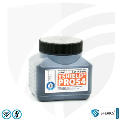 Sample set RF shielding paints | Protection against electrosmog EMF with 250 mL filling quantity each | TÜV SÜD certified | perfect for material tests in practice before purchase