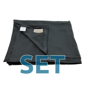 Shielding Blanket in a Set, black | Snuggly Soft | Mobile Radiation Protection Against Wi-Fi, Mobile Phones, LTE, 5G, ... with Efficiency Up to 99,99% (40 dB) | LF Groundable | 5G Ready! 7 Shielding Blanket in a Set, black | Snuggly Soft | Mobile Radiation Protection Against Wi-Fi, Mobile Phones, LTE, 5G, ... with Efficiency Up to 99,99% (40 dB) | LF Groundable | 5G Ready! Single blanket. Feedimage.